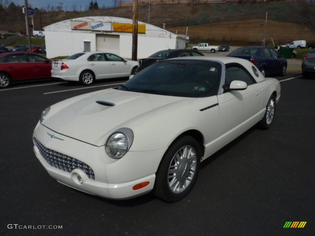 Whisper White 2002 Ford Thunderbird Premium Roadster Exterior Photo #47336610