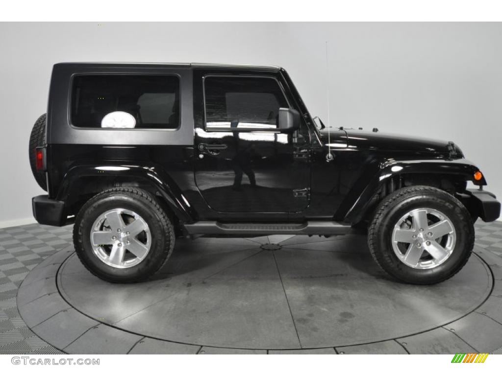 Black 2009 Jeep Wrangler Sahara 4x4 Exterior Photo #47336641