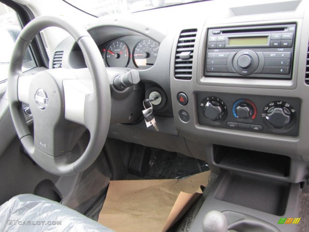 2011 Nissan Frontier S King Cab Graphite Dashboard Photo #47336905