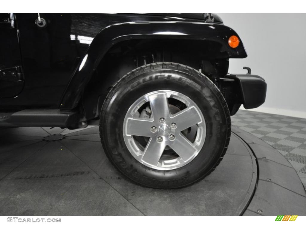 2009 Wrangler Sahara 4x4 - Black / Dark Slate Gray/Medium Slate Gray photo #31