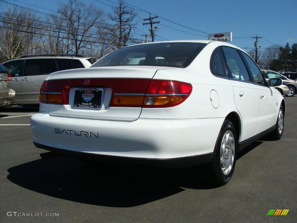2000 L Series LS1 Sedan - Bright White / Medium Tan photo #4