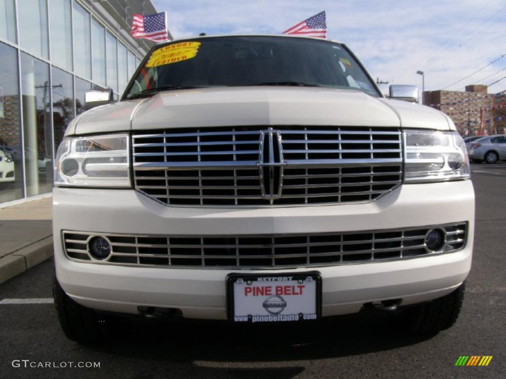 2007 Navigator Ultimate 4x4 - White Chocolate Tri-Coat / Camel/Sand photo #2