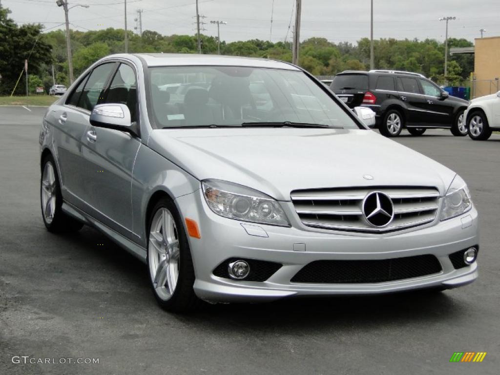 Iridium Silver Metallic 2009 Mercedes-Benz C 350 Sport Exterior Photo #47337403