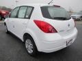 2011 Fresh Powder White Nissan Versa 1.8 S Hatchback  photo #3