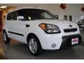 2011 Clear White Kia Soul +  photo #8