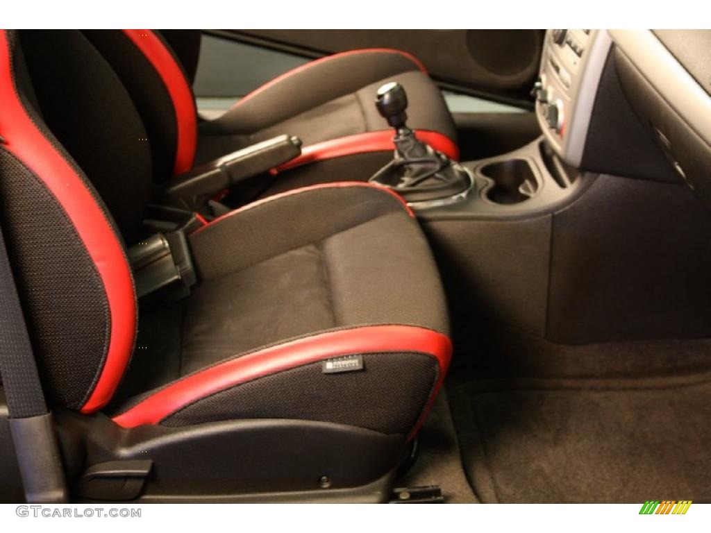 Ebony/Ebony UltraLux/Red Pipping Interior 2009 Chevrolet Cobalt SS Coupe Photo #47341117