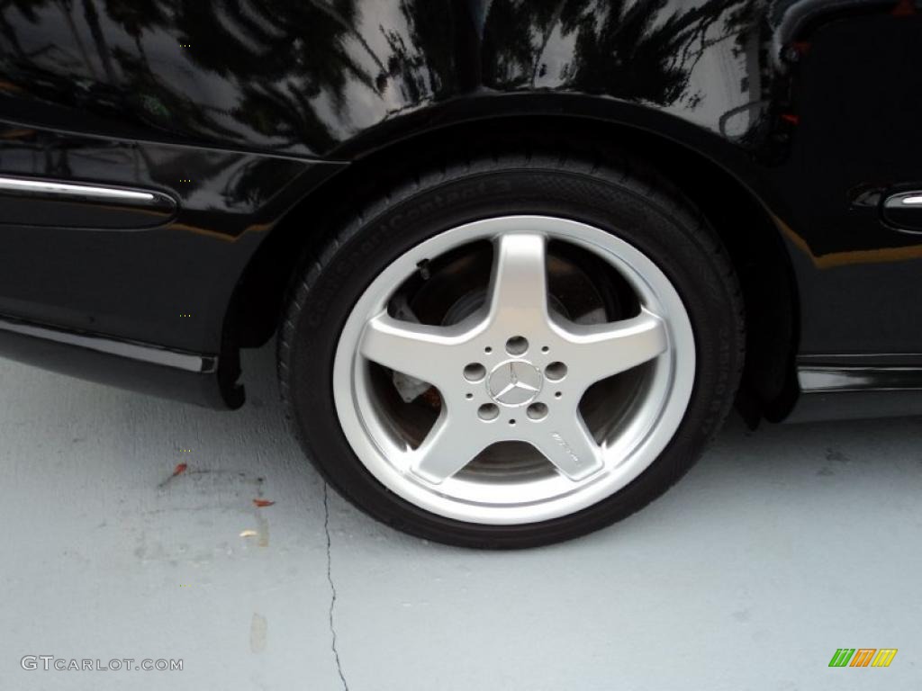 2004 CLK 500 Cabriolet - Black / Stone photo #4