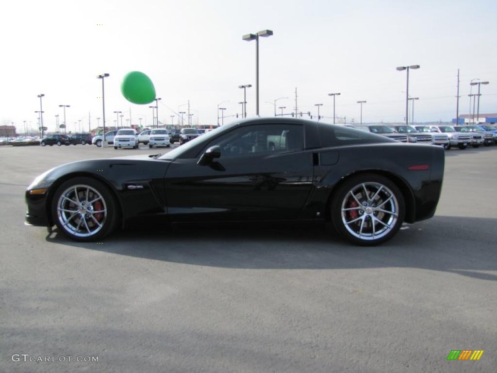 2009 Corvette Z06 - Black / Ebony photo #1