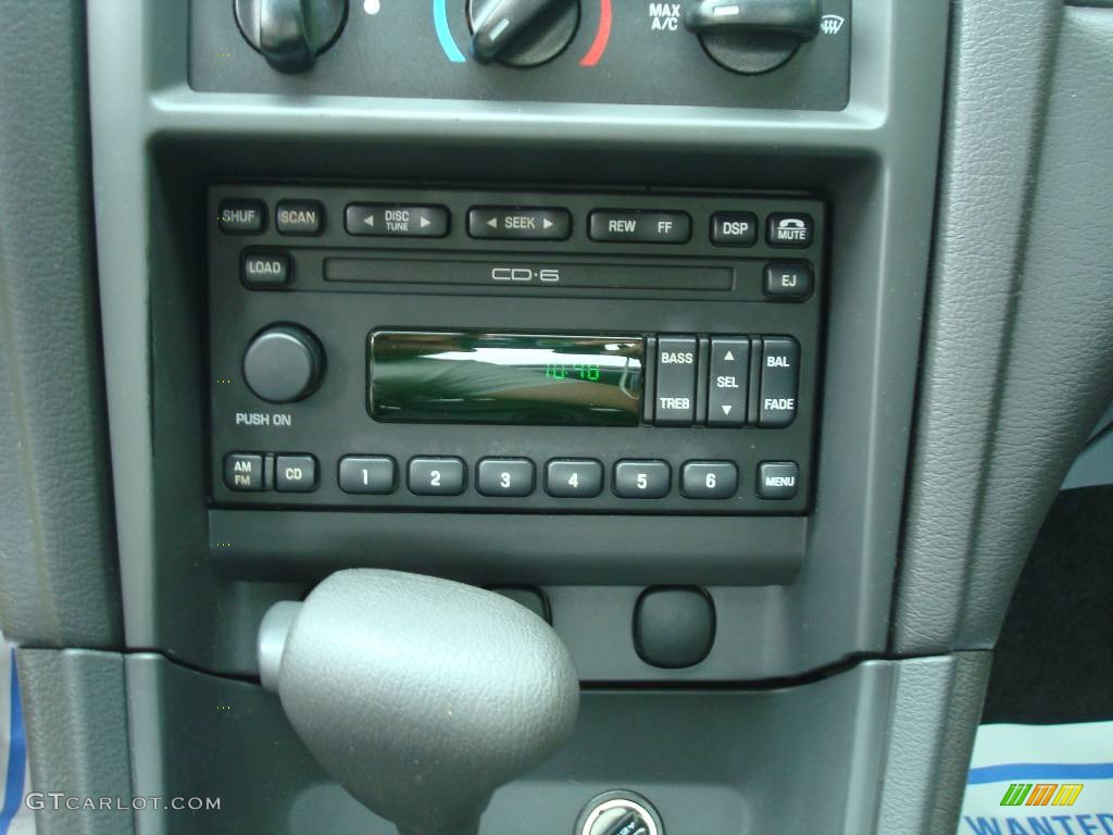 2002 Mustang V6 Coupe - Mineral Grey Metallic / Dark Charcoal photo #13