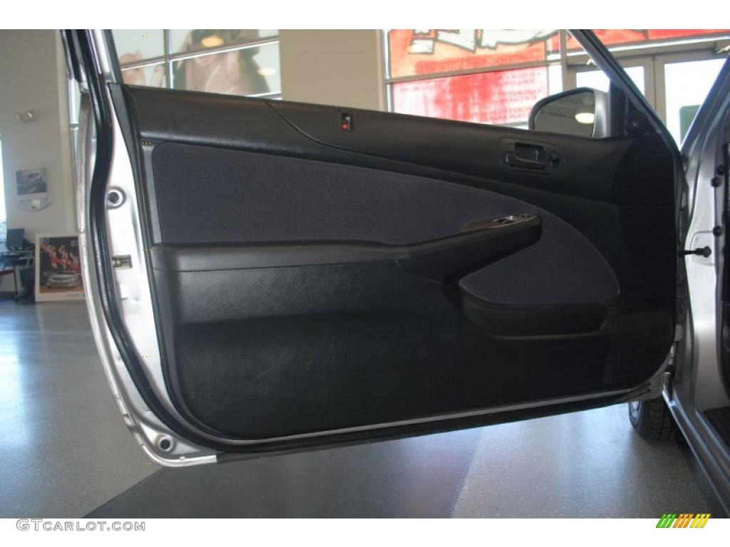 2001 Civic EX Coupe - Satin Silver Metallic / Gray photo #31