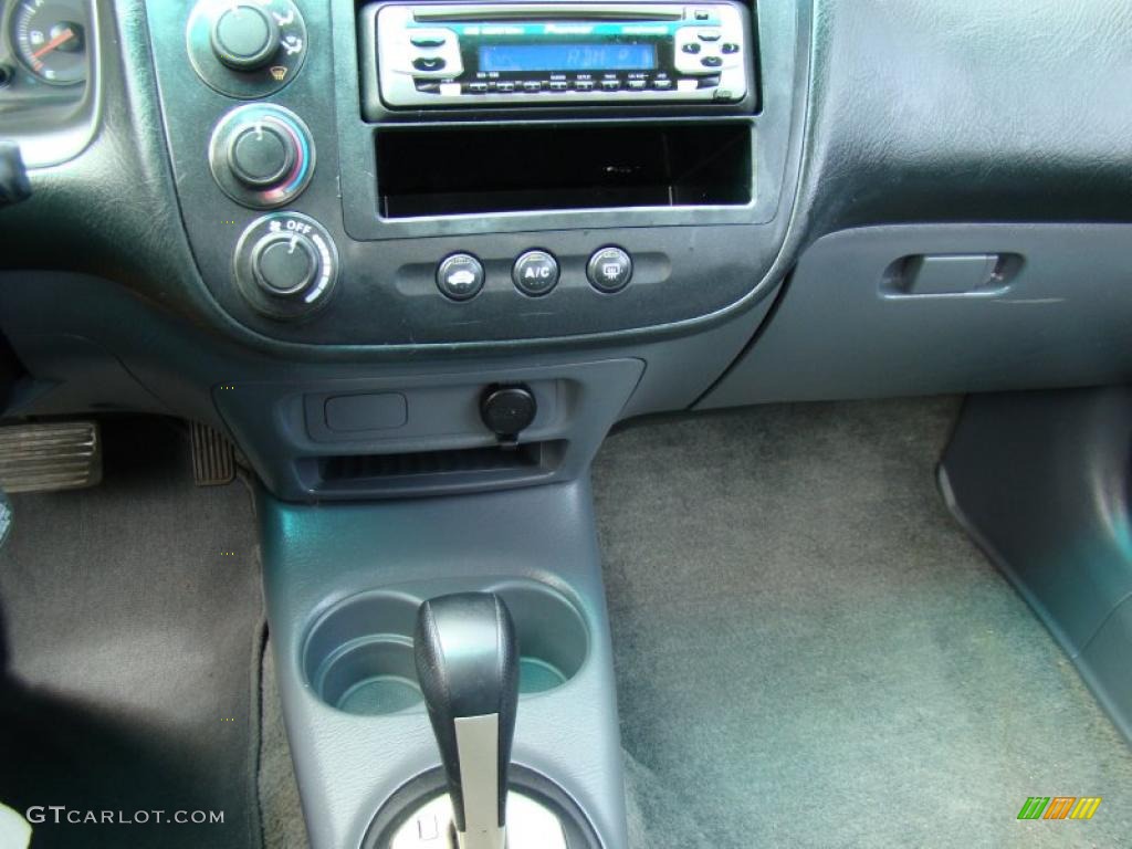 2001 Civic LX Sedan - Satin Silver Metallic / Gray photo #16