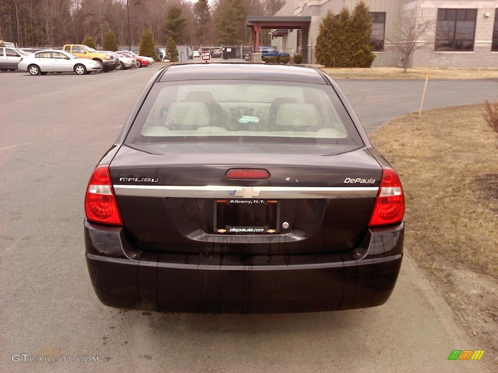 2004 Malibu Sedan - Black / Gray photo #5