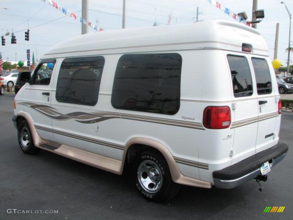 Bright White 2002 Dodge Ram Van 1500 Passenger Conversion Exterior Photo #47343896