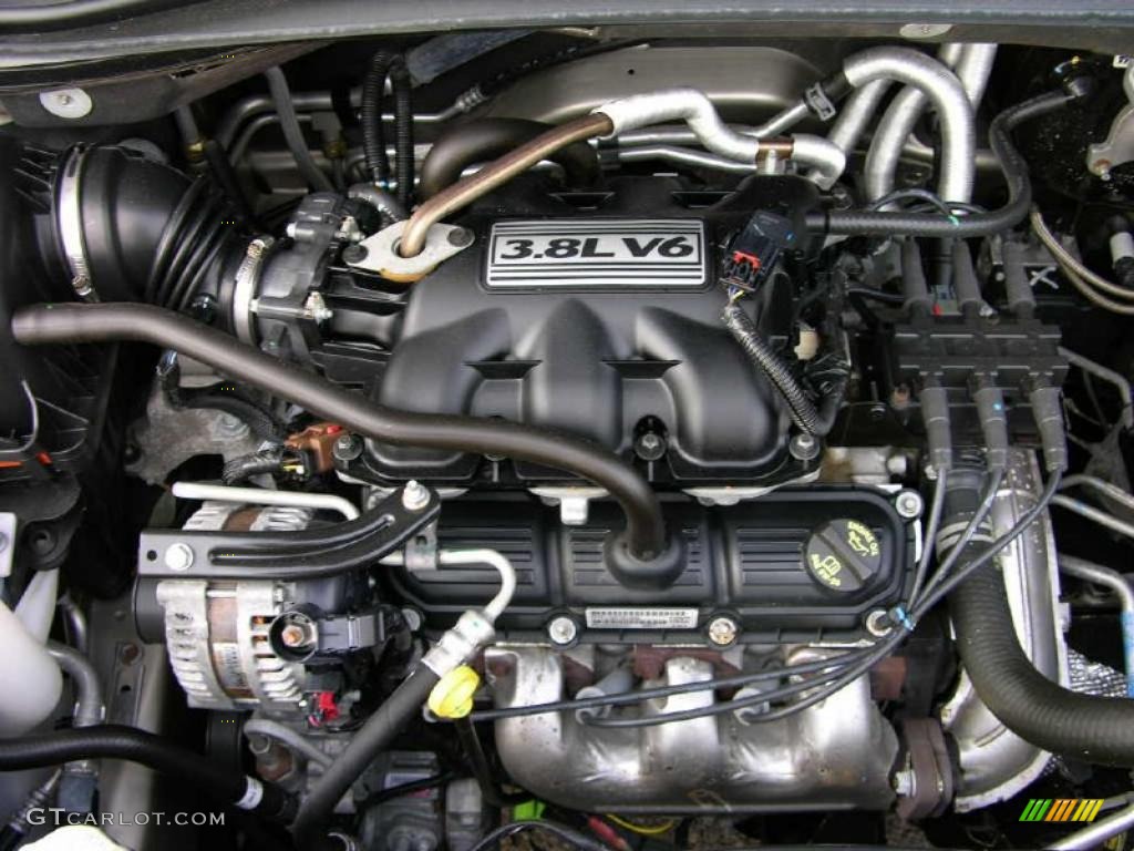 2008 Chrysler Town & Country Touring 3.8 Liter OHV 12-Valve V6 Engine Photo #47344064