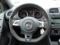 Interlagos Plaid Cloth Steering Wheel Photo for 2011 Volkswagen GTI #47344973