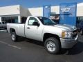 Sheer Silver Metallic 2011 Chevrolet Silverado 2500HD Regular Cab 4x4