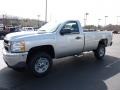 Sheer Silver Metallic - Silverado 2500HD Regular Cab 4x4 Photo No. 3