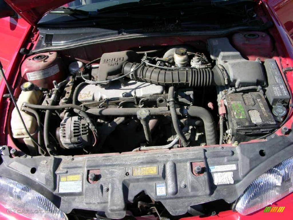 1999 Cavalier Sedan - Bright Red / Graphite photo #26