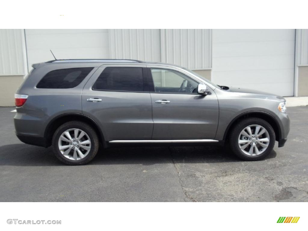 Mineral Gray Metallic 2011 Dodge Durango Crew Lux 4x4 Exterior Photo #47345717