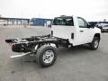 2011 Summit White GMC Sierra 2500HD Work Truck Regular Cab Chassis  photo #14