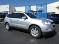 2011 Silver Ice Metallic Chevrolet Traverse LT AWD  photo #1