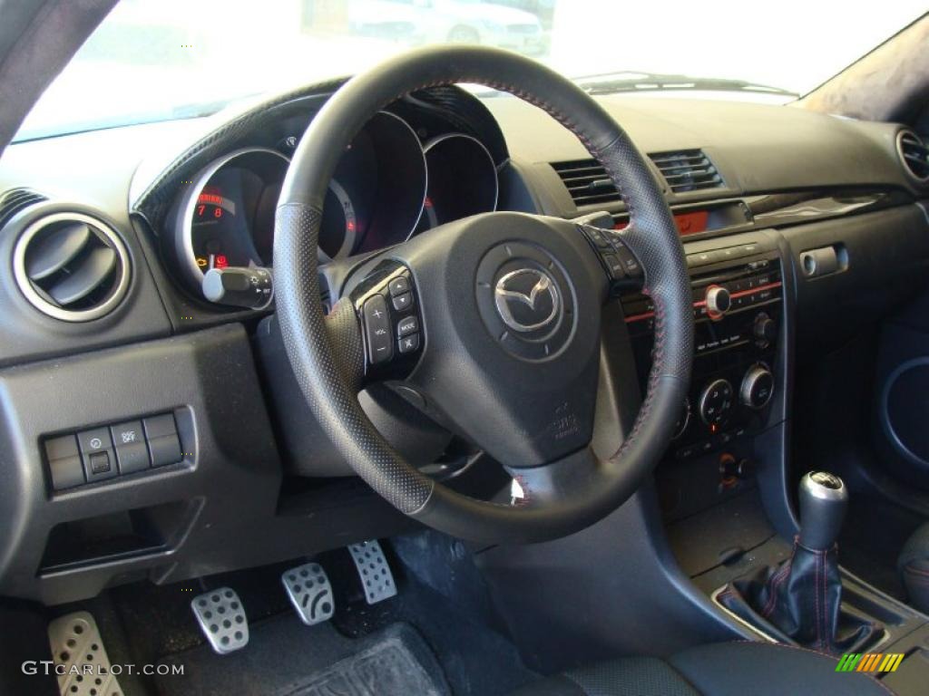 Black Interior 2009 Mazda MAZDA3 MAZDASPEED3 Sport Photo #47346671