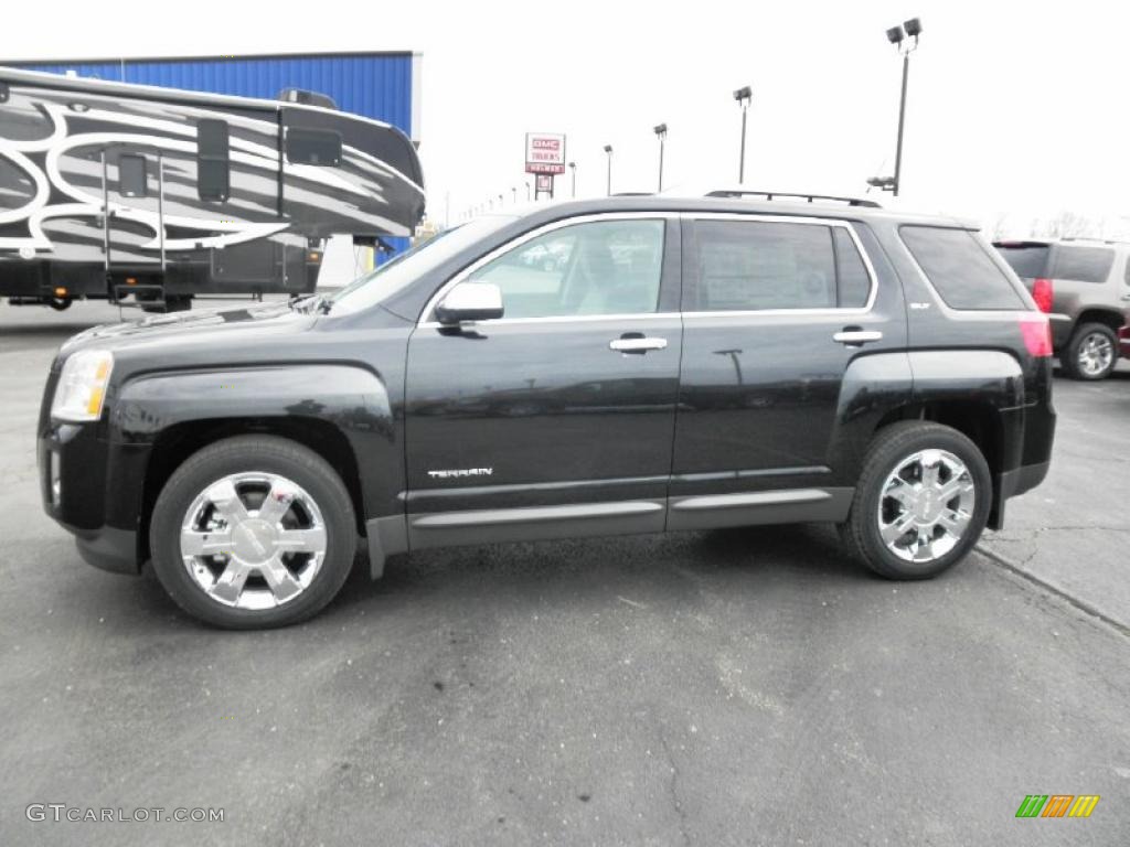 Carbon Black Metallic 2011 GMC Terrain SLT AWD Exterior Photo #47346767
