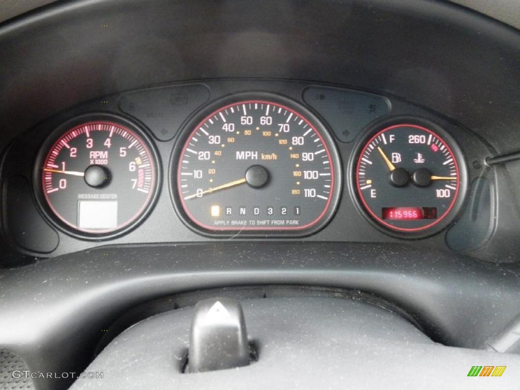 2002 Pontiac Montana Standard Montana Model Gauges Photo #47347112