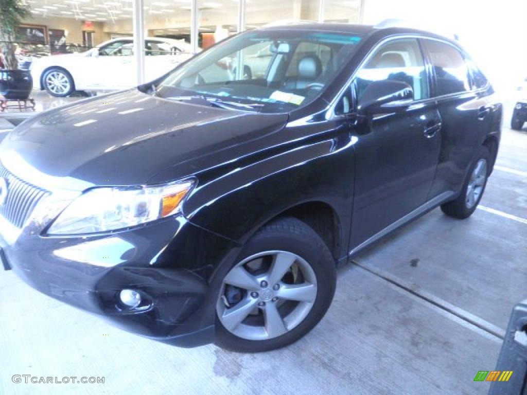 2010 RX 350 AWD - Smokey Granite Mica / Black/Brown Walnut photo #1