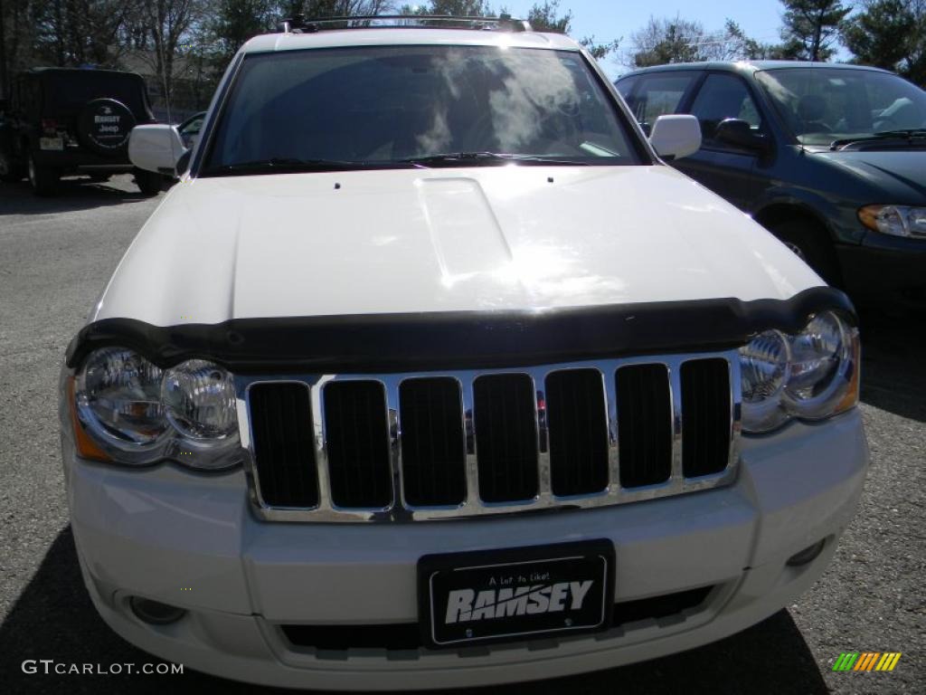2008 Grand Cherokee Limited 4x4 - Stone White / Dark Slate Gray/Light Graystone photo #3