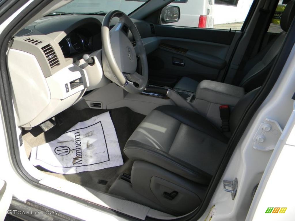 2008 Grand Cherokee Limited 4x4 - Stone White / Dark Slate Gray/Light Graystone photo #7