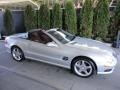 Brilliant Silver Metallic 2003 Mercedes-Benz SL 500 Roadster Exterior