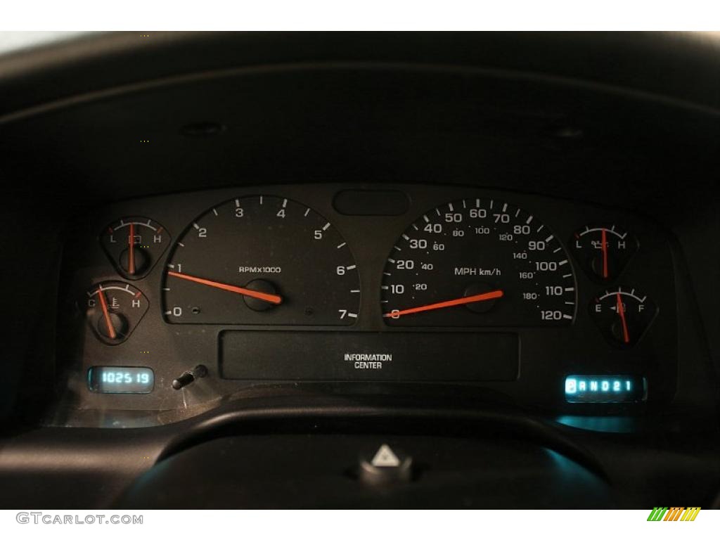 2002 Dodge Dakota SXT Club Cab Gauges Photo #47348798