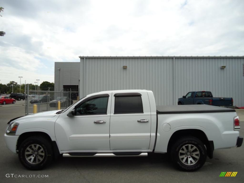 Arctic White 2007 Mitsubishi Raider LS Double Cab Exterior Photo #47352398