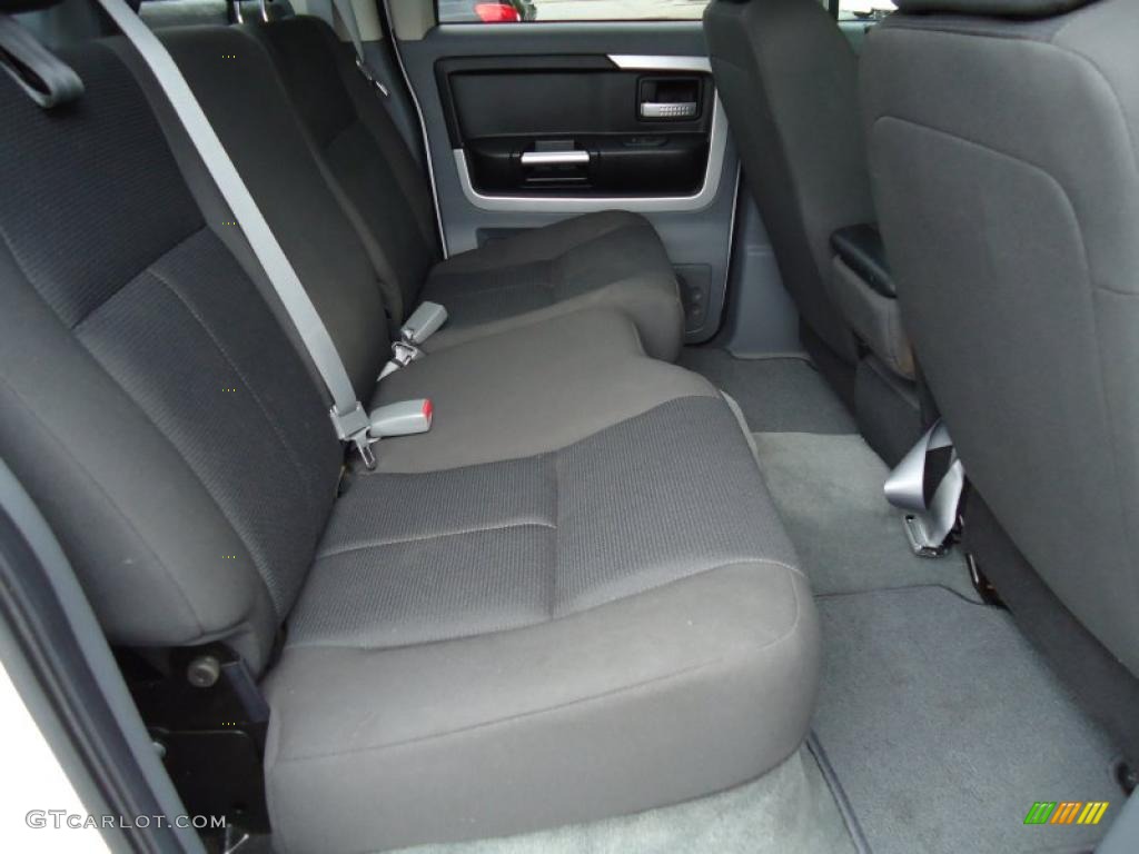Slate Interior 2007 Mitsubishi Raider LS Double Cab Photo #47352599
