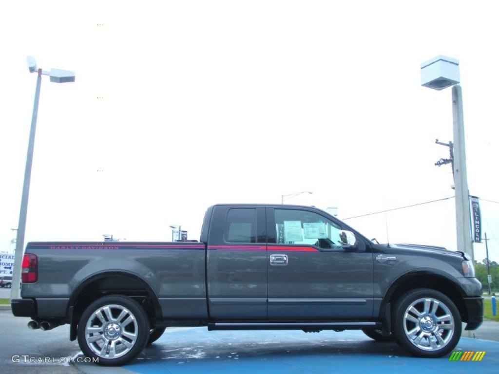 Dark Shadow Grey Metallic 2006 Ford F150 Harley-Davidson SuperCab 4x4 Exterior Photo #47353157