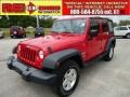 Flame Red - Wrangler Unlimited X 4x4 Photo No. 1