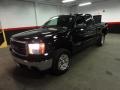 2008 Onyx Black GMC Sierra 1500 SLE Extended Cab 4x4  photo #2