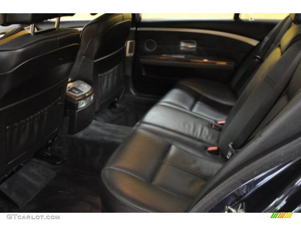 2006 7 Series 750Li Sedan - Black Sapphire Metallic / Black/Black photo #14