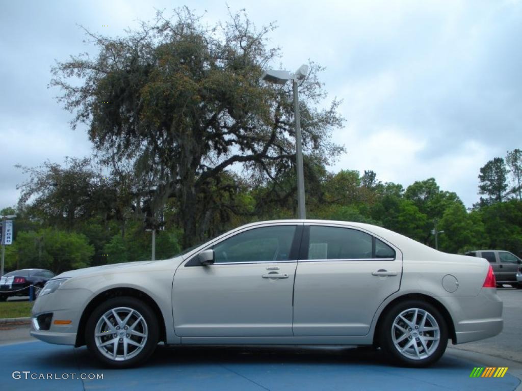 2010 Fusion SEL V6 - Smokestone Metallic / Medium Light Stone photo #2