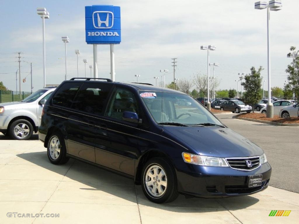 2003 Odyssey EX-L - Midnight Blue Pearl / Quartz photo #2