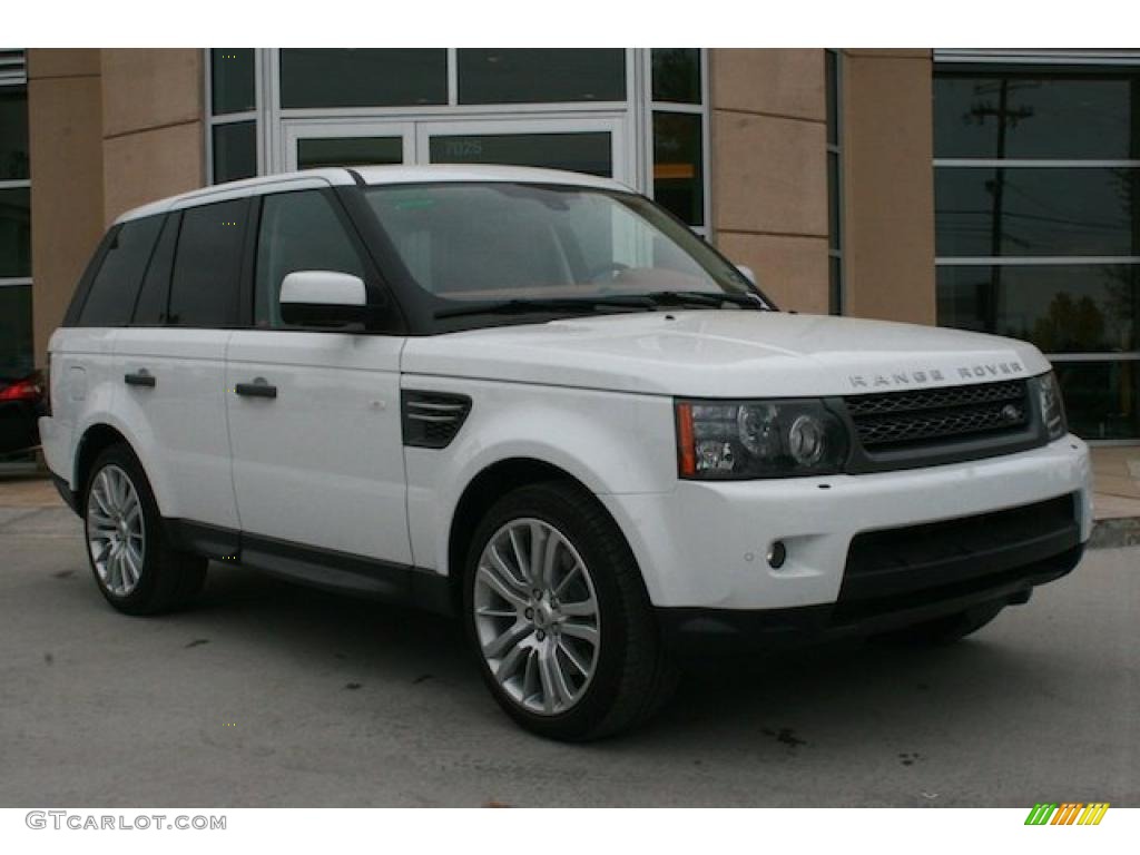 2011 Range Rover Sport HSE LUX - Fuji White / Tan/Ebony photo #1