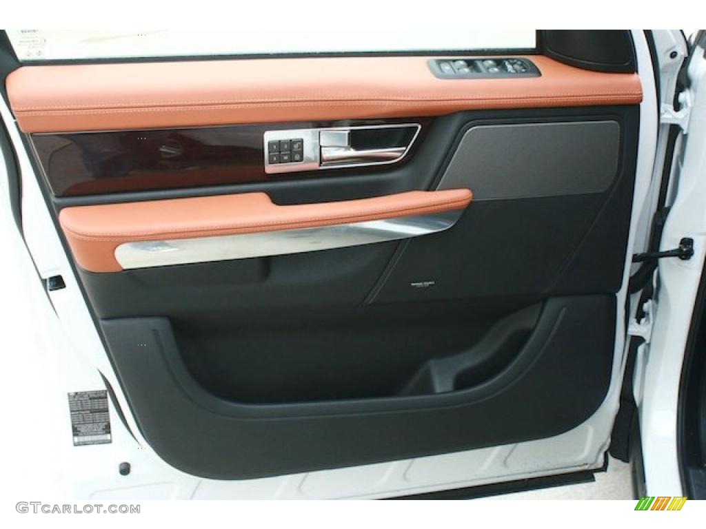 2011 Land Rover Range Rover Sport HSE LUX Tan/Ebony Door Panel Photo #47355065