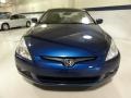Sapphire Blue Pearl 2004 Honda Accord EX V6 Coupe Exterior