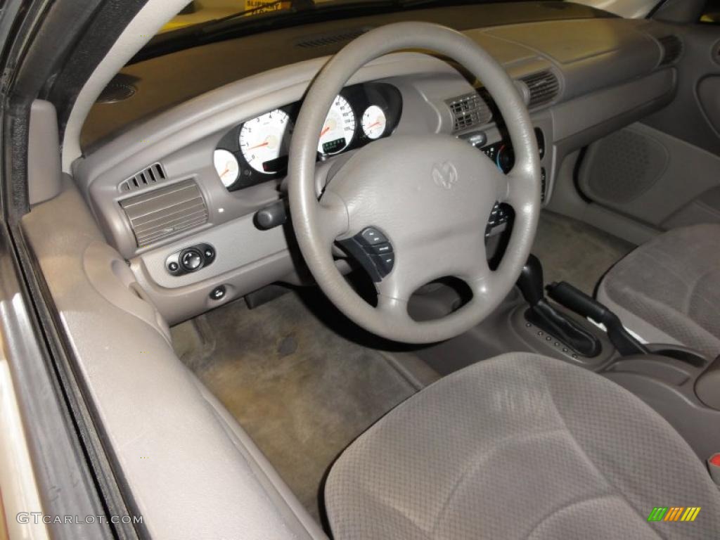 2004 Dodge Stratus SXT Sedan Dark Slate Gray Steering Wheel Photo #47357075