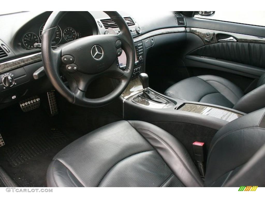 Black Interior 2007 Mercedes-Benz E 63 AMG Sedan Photo #47357324