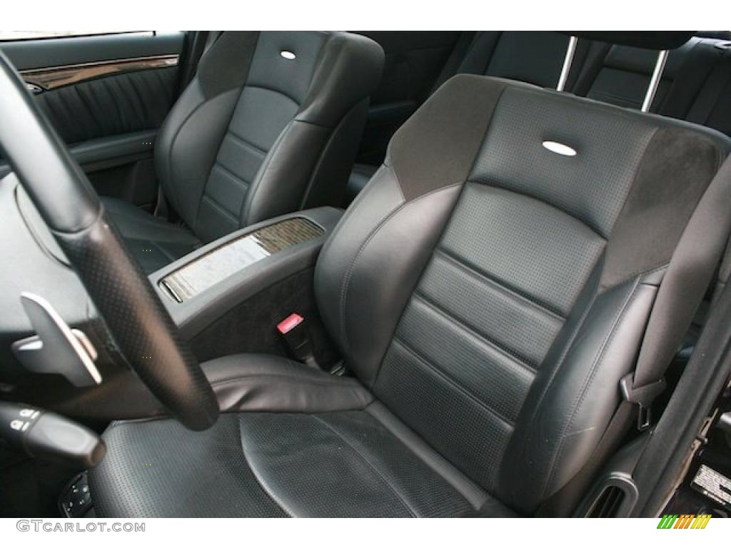 Black Interior 2007 Mercedes-Benz E 63 AMG Sedan Photo #47357366