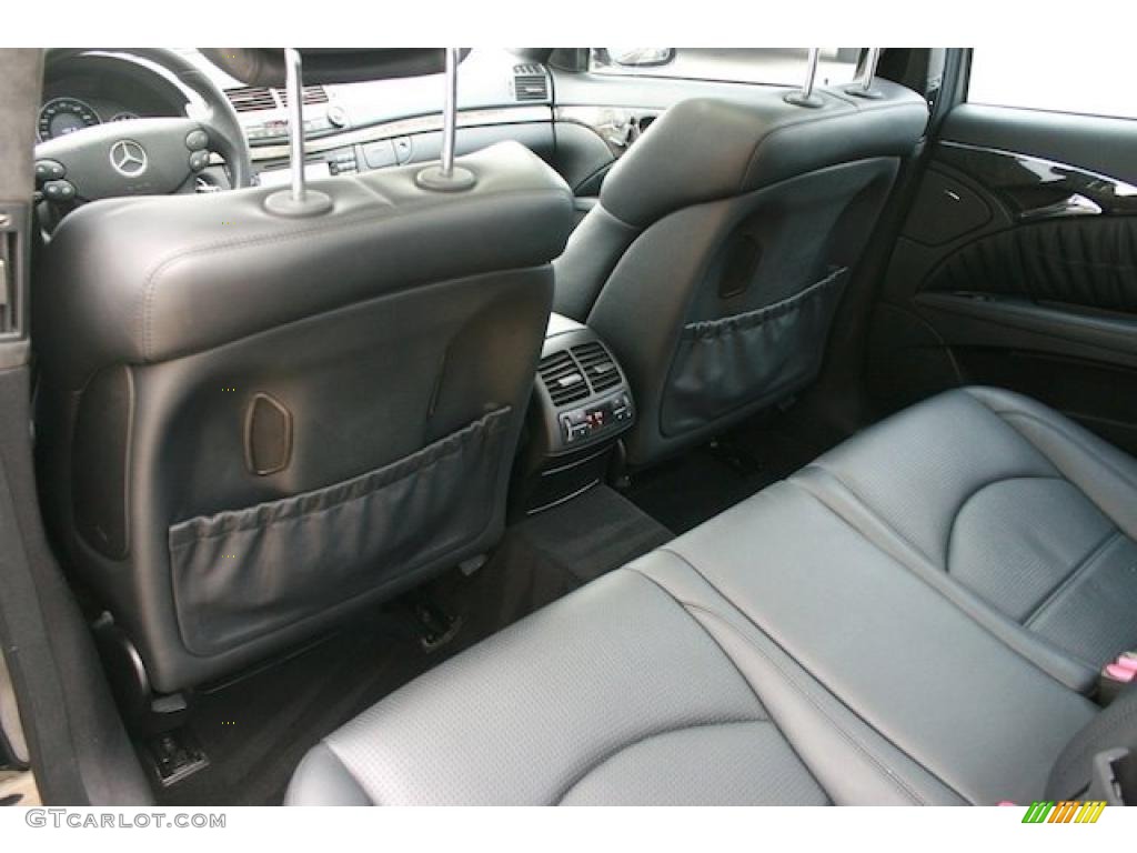 Black Interior 2007 Mercedes-Benz E 63 AMG Sedan Photo #47357381