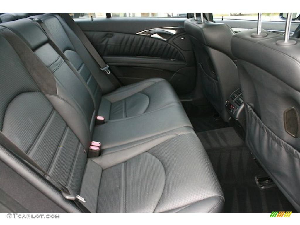 Black Interior 2007 Mercedes-Benz E 63 AMG Sedan Photo #47357432
