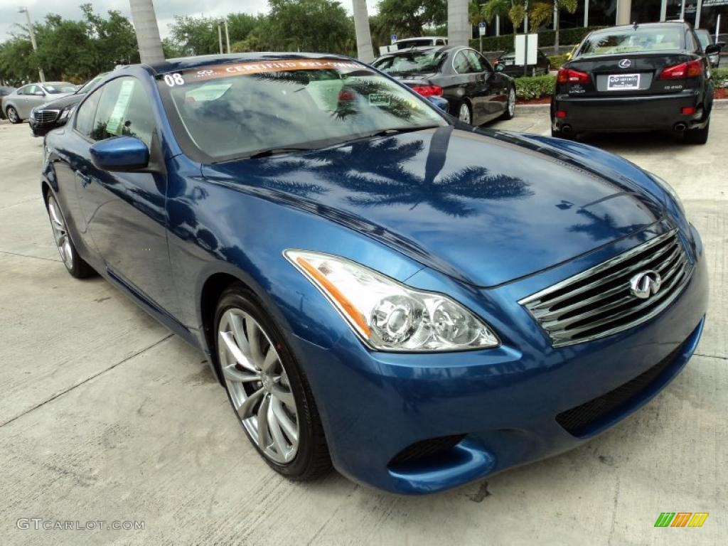 Athens Blue 2008 Infiniti G 37 S Sport Coupe Exterior Photo #47357444